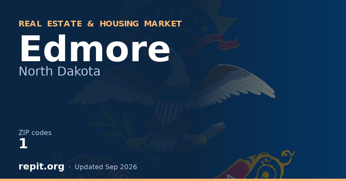 Edmore, ND real estate and housing market — 1 ZIP code