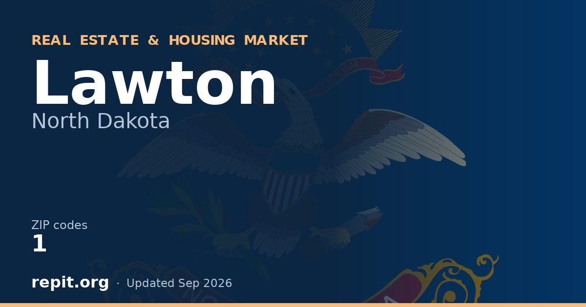 Lawton, ND real estate and housing market — 1 ZIP code