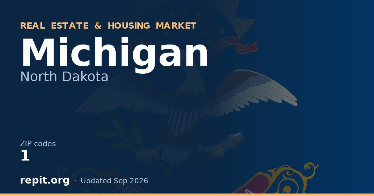 Michigan, ND real estate and housing market — 1 ZIP code