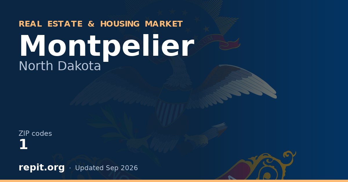 Montpelier, ND real estate and housing market — 1 ZIP code