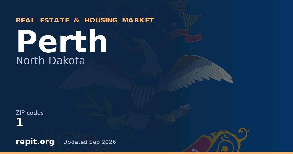 Perth, ND real estate and housing market — 1 ZIP code