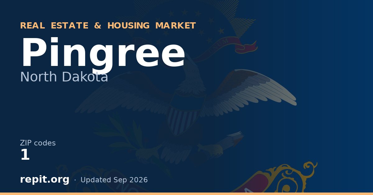 Pingree, ND real estate and housing market — 1 ZIP code