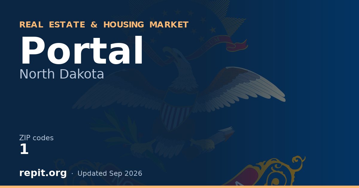 Portal, ND real estate and housing market — 1 ZIP code