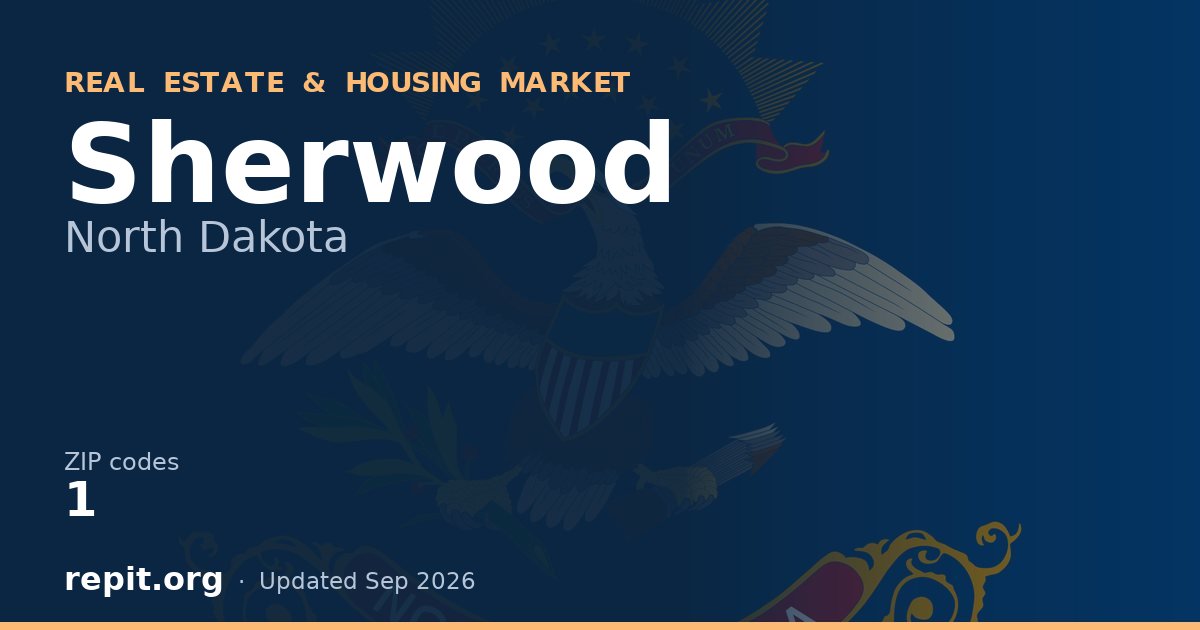 Sherwood, ND real estate and housing market — 1 ZIP code