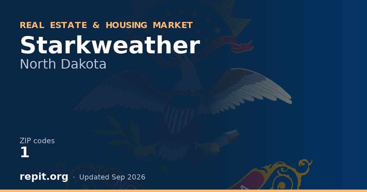 Starkweather, ND real estate and housing market — 1 ZIP code
