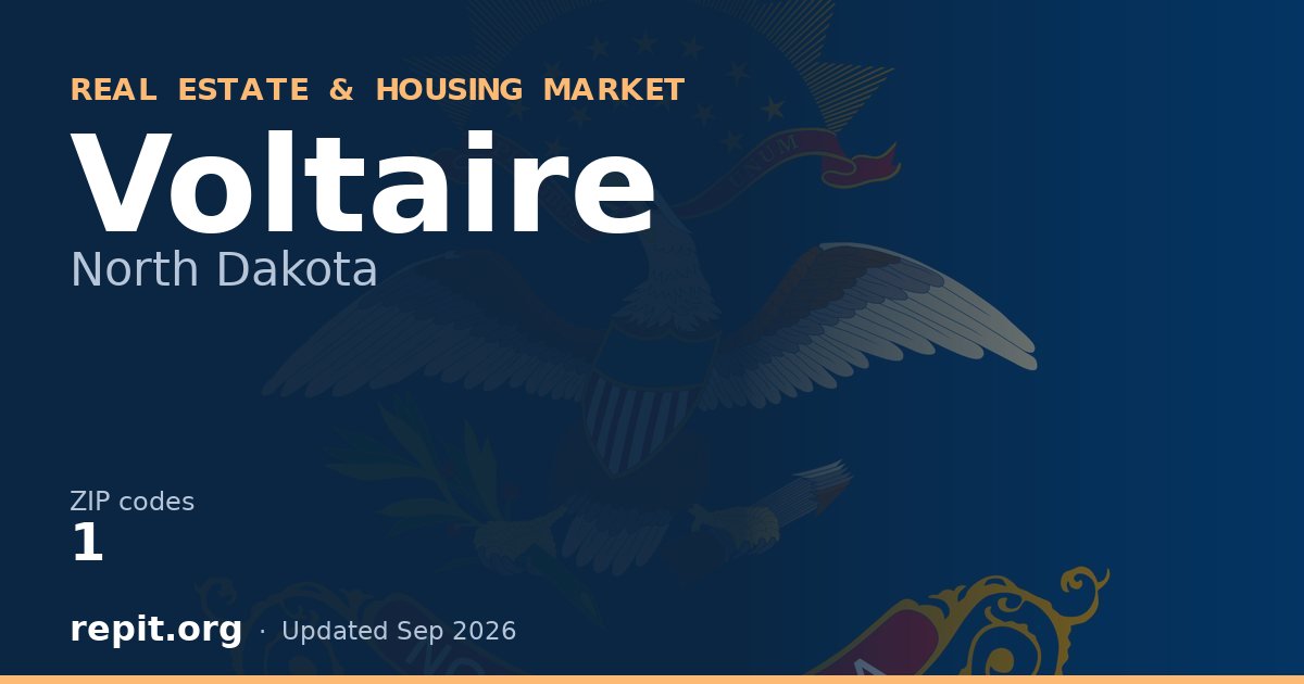 Voltaire, ND real estate and housing market — 1 ZIP code
