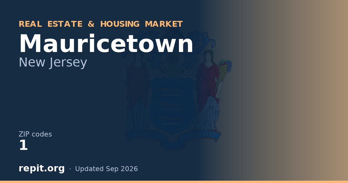 Mauricetown, NJ real estate and housing market — 1 ZIP code