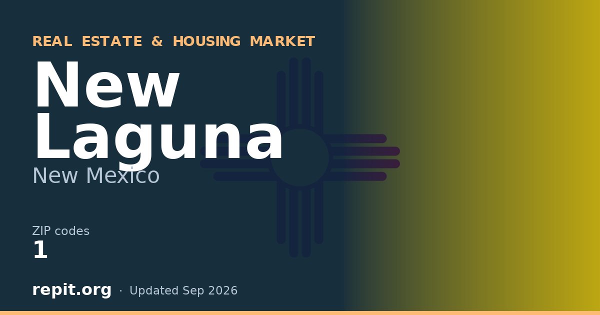 New Laguna, NM real estate and housing market — 1 ZIP code