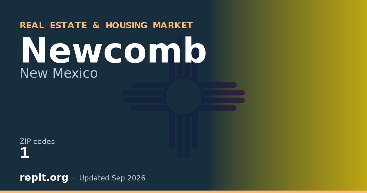 Newcomb, NM real estate and housing market — 1 ZIP code