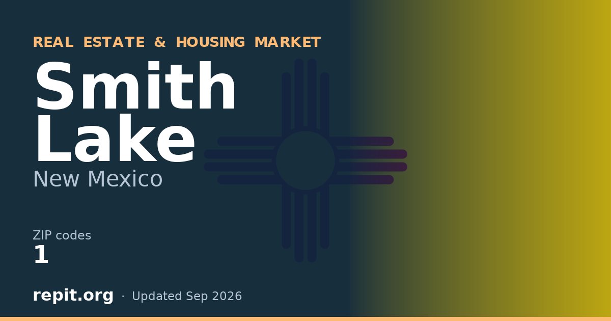 Smith Lake, NM real estate and housing market — 1 ZIP code