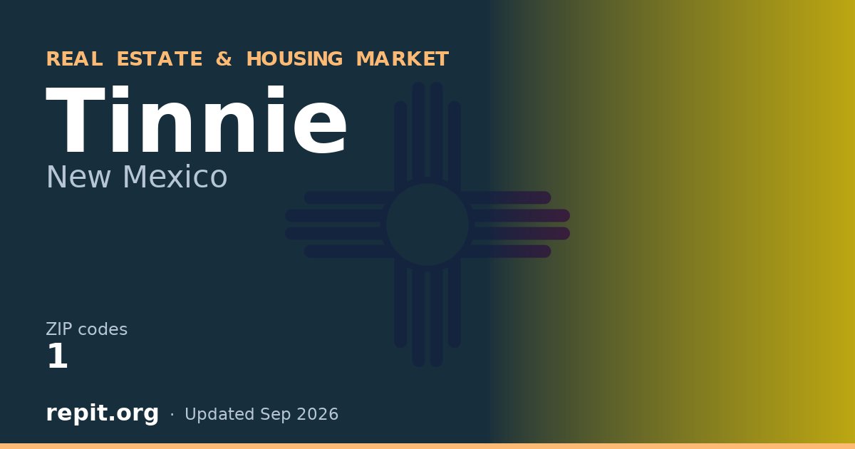 Tinnie, NM real estate and housing market — 1 ZIP code
