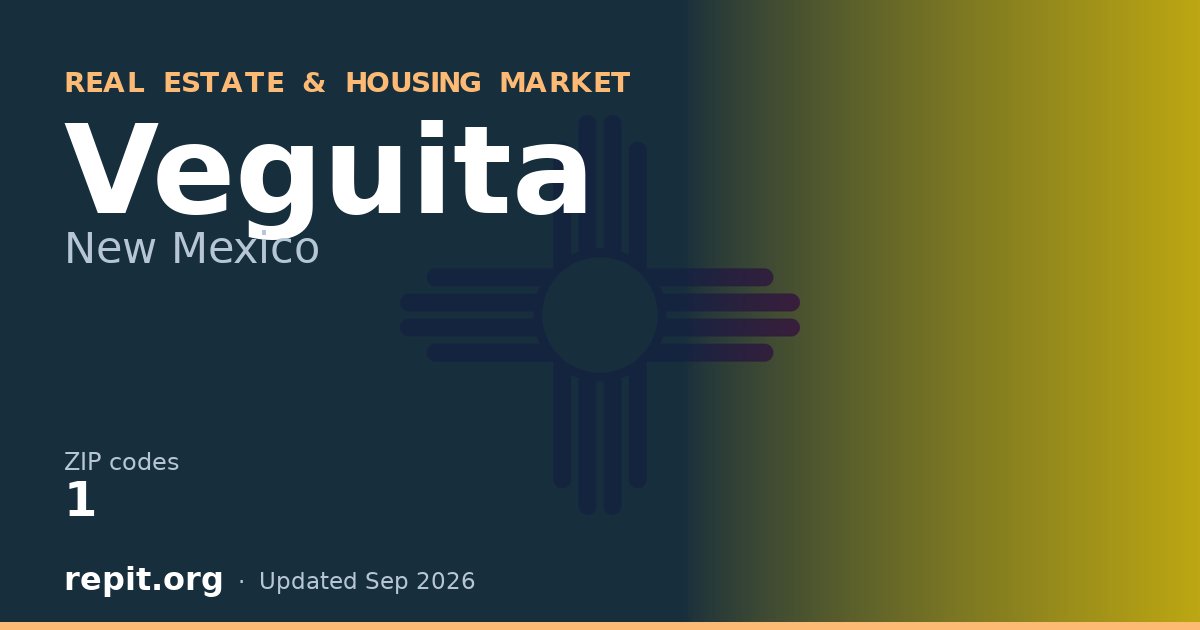 Veguita, NM real estate and housing market — 1 ZIP code