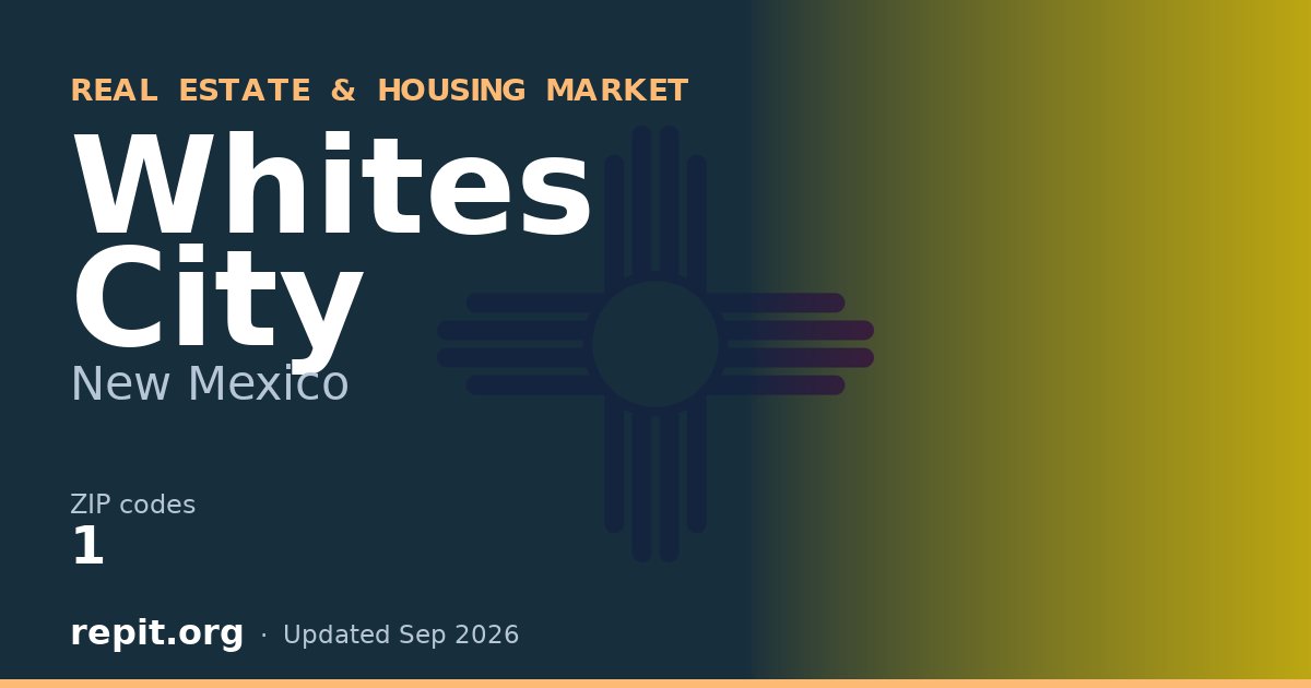Whites City, NM real estate and housing market — 1 ZIP code
