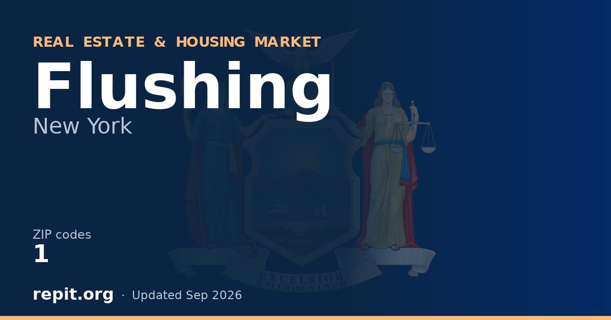 Flushing, NY real estate and housing market — 1 ZIP code