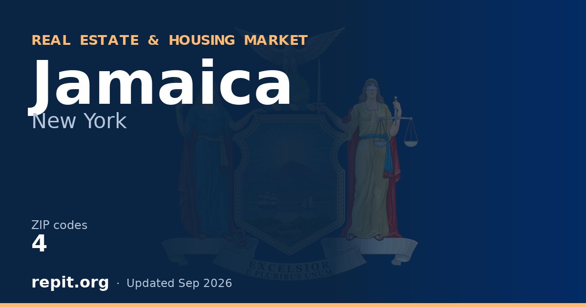 Jamaica, NY real estate and housing market — 4 ZIP codes