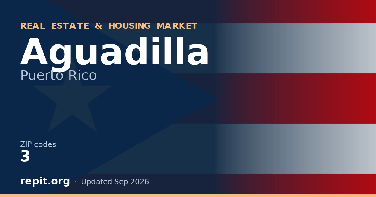 Aguadilla, PR real estate and housing market — 3 ZIP codes
