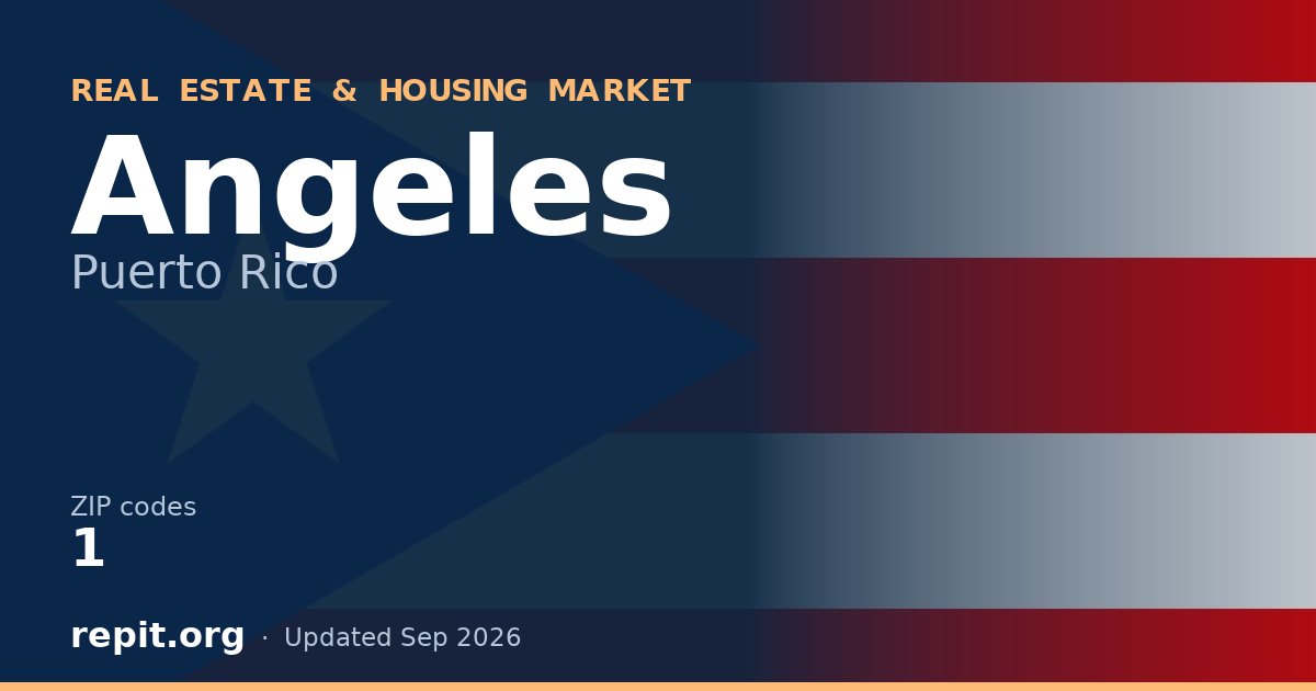 Angeles, PR real estate and housing market — 1 ZIP code