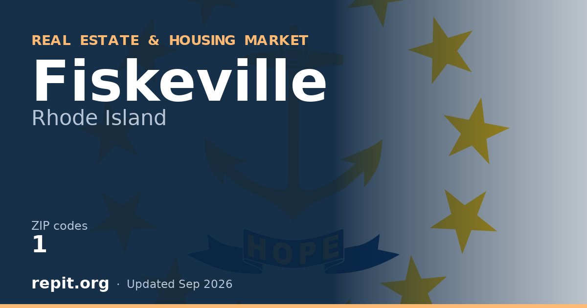 Fiskeville, RI real estate and housing market — 1 ZIP code