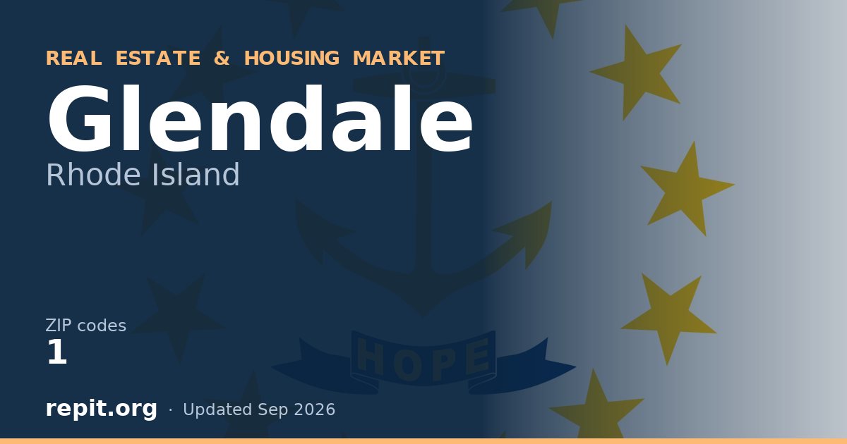 Glendale, RI real estate and housing market — 1 ZIP code