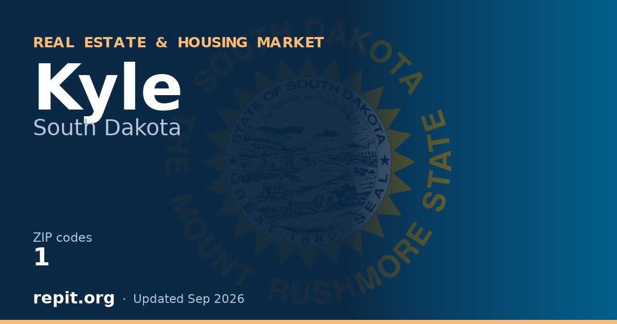 Kyle, SD real estate and housing market — 1 ZIP code