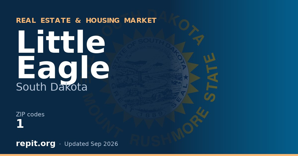 Little Eagle, SD real estate and housing market — 1 ZIP code