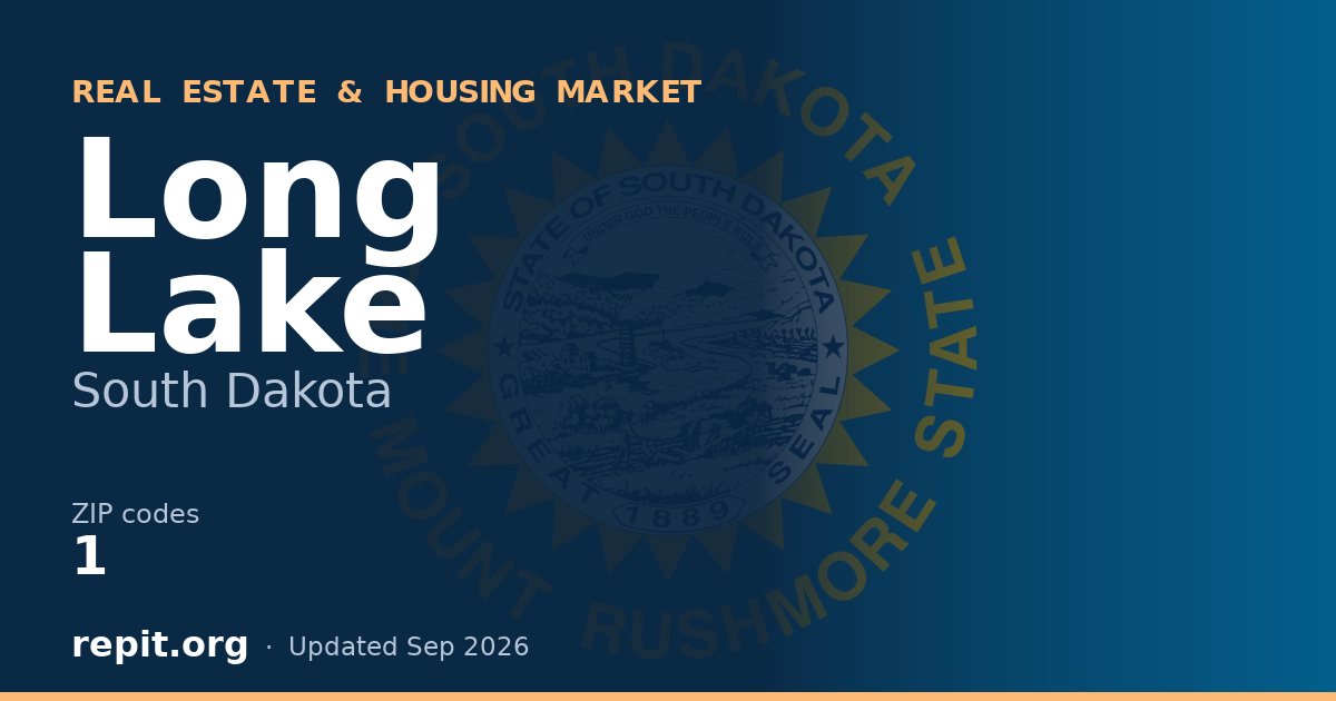 Long Lake, SD real estate and housing market — 1 ZIP code
