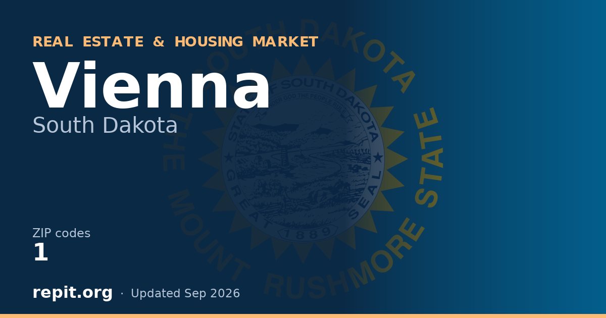 Vienna, SD real estate and housing market — 1 ZIP code