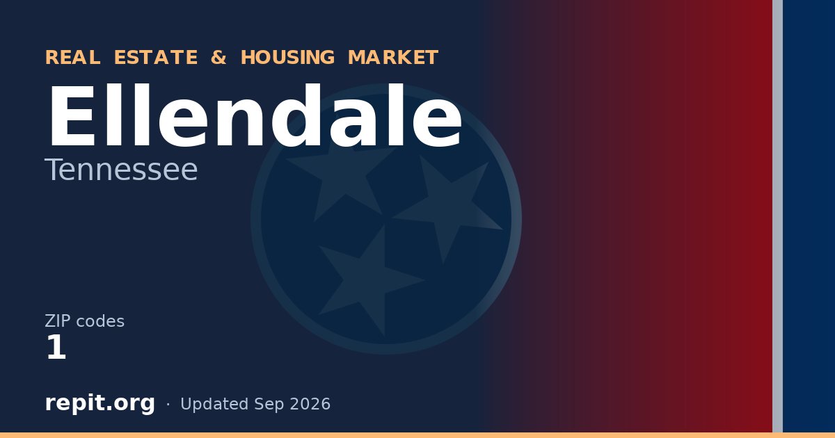 Ellendale, TN real estate and housing market — 1 ZIP code