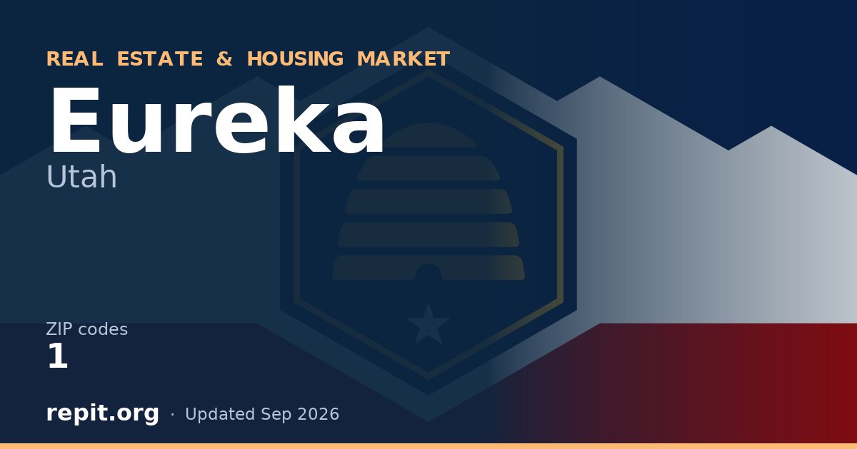 Eureka, UT real estate and housing market — 1 ZIP code