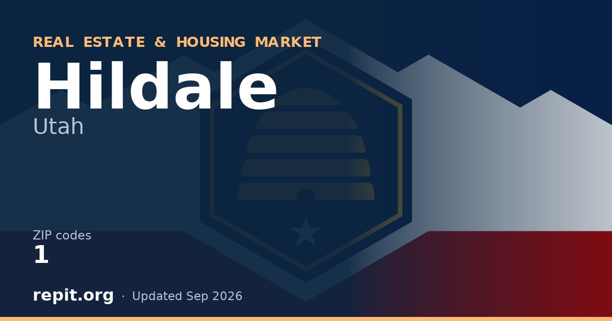 Hildale, UT real estate and housing market — 1 ZIP code