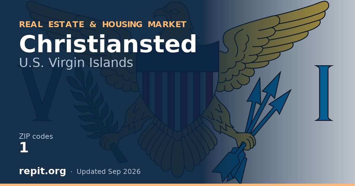 Christiansted, VI real estate and housing market — 1 ZIP code