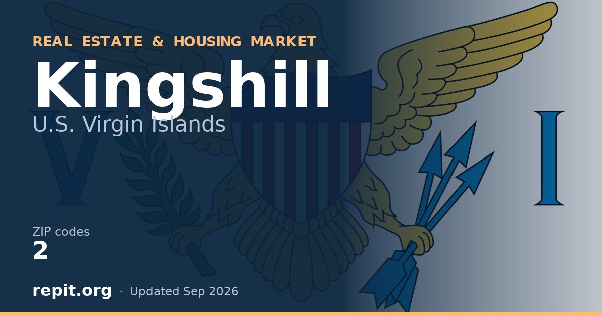 Kingshill, VI real estate and housing market — 2 ZIP codes