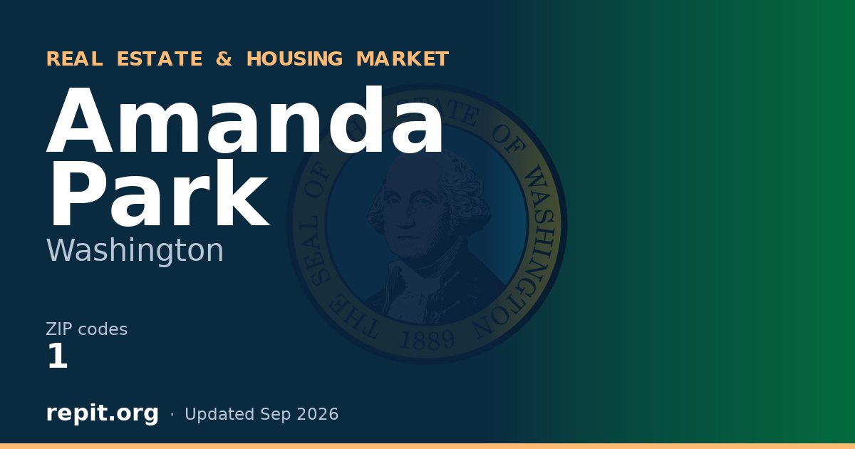 Amanda Park, WA real estate and housing market — 1 ZIP code