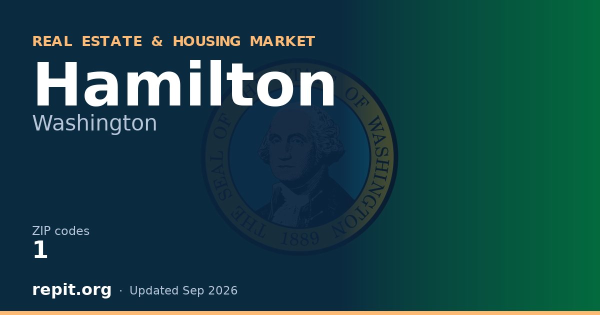 Hamilton, WA real estate and housing market — 1 ZIP code