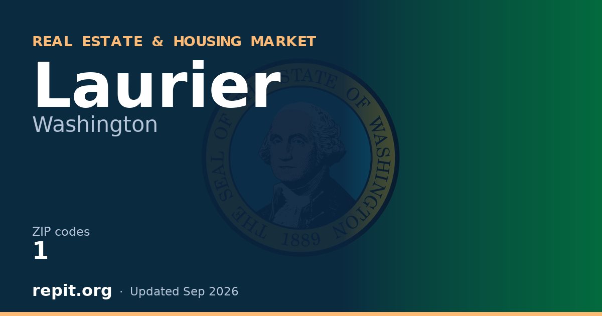 Laurier, WA real estate and housing market — 1 ZIP code