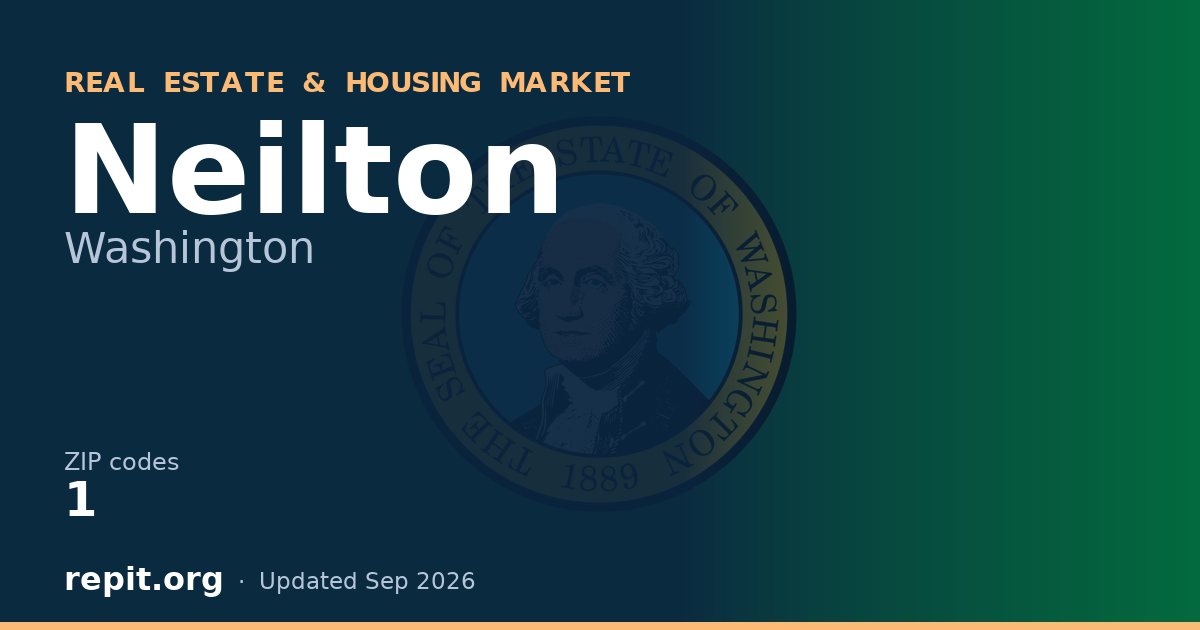 Neilton, WA real estate and housing market — 1 ZIP code
