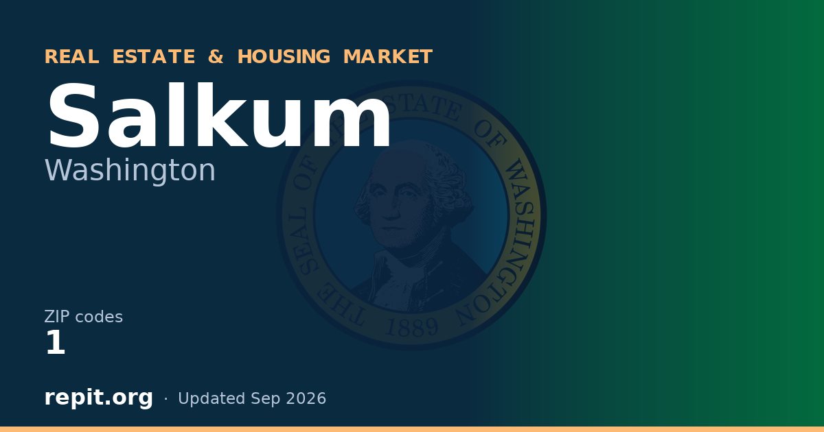 Salkum, WA real estate and housing market — 1 ZIP code
