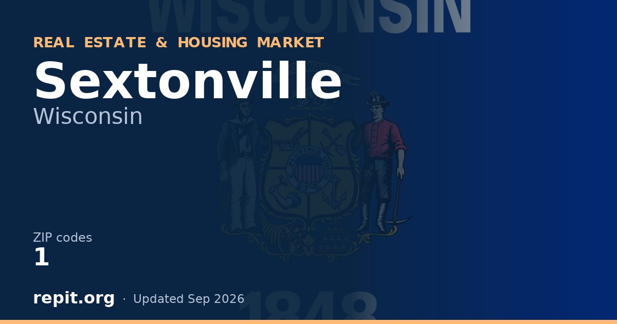 Sextonville, WI real estate and housing market — 1 ZIP code