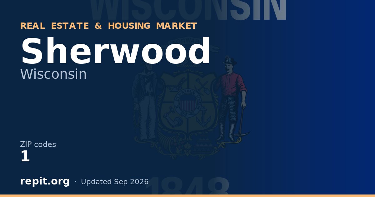 Sherwood, WI real estate and housing market — 1 ZIP code
