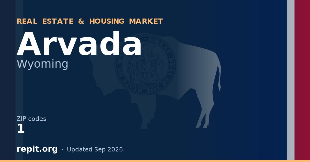 Arvada, WY real estate and housing market — 1 ZIP code