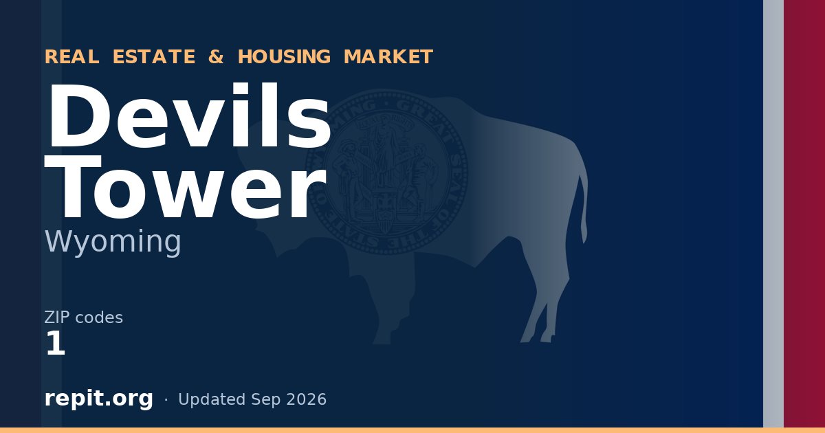 Devils Tower, WY real estate and housing market — 1 ZIP code
