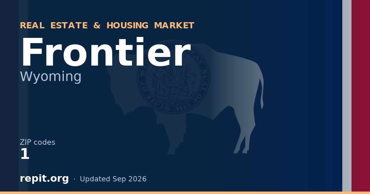 Frontier, WY real estate and housing market — 1 ZIP code