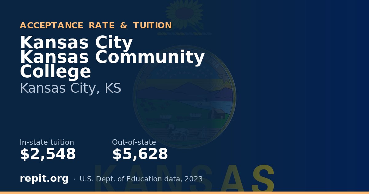 Kansas City Kansas Community College — tuition $2,548 in-state, $5,628 out-of-state