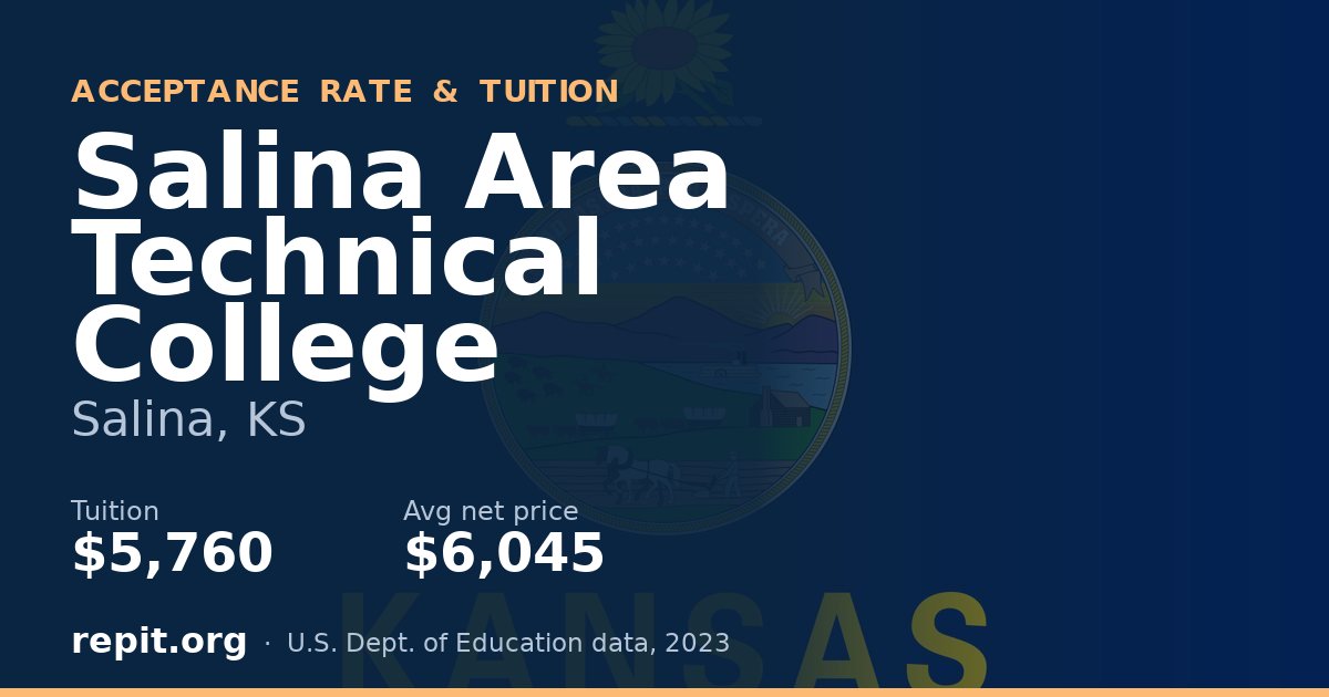 Salina Area Technical College — tuition $5,760