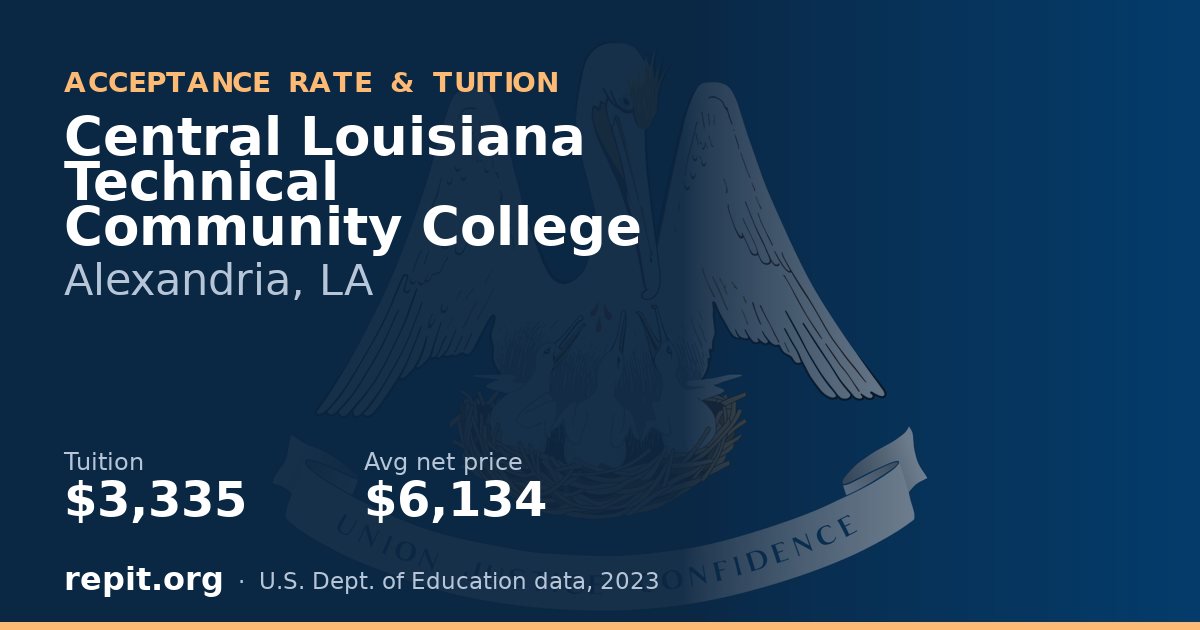 Central Louisiana Technical Community College — tuition $3,335