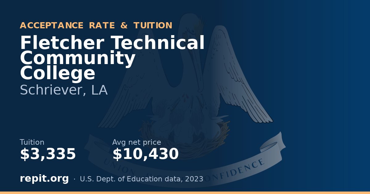 Fletcher Technical Community College — tuition $3,335