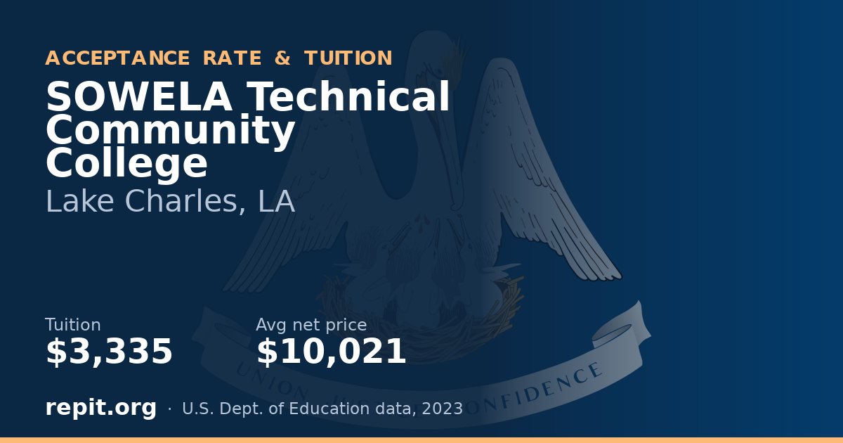 SOWELA Technical Community College — tuition $3,335