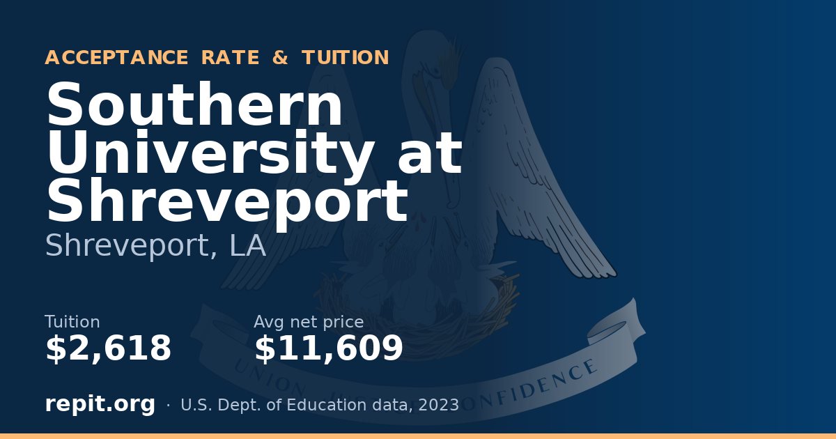 Southern University at Shreveport — tuition $2,618
