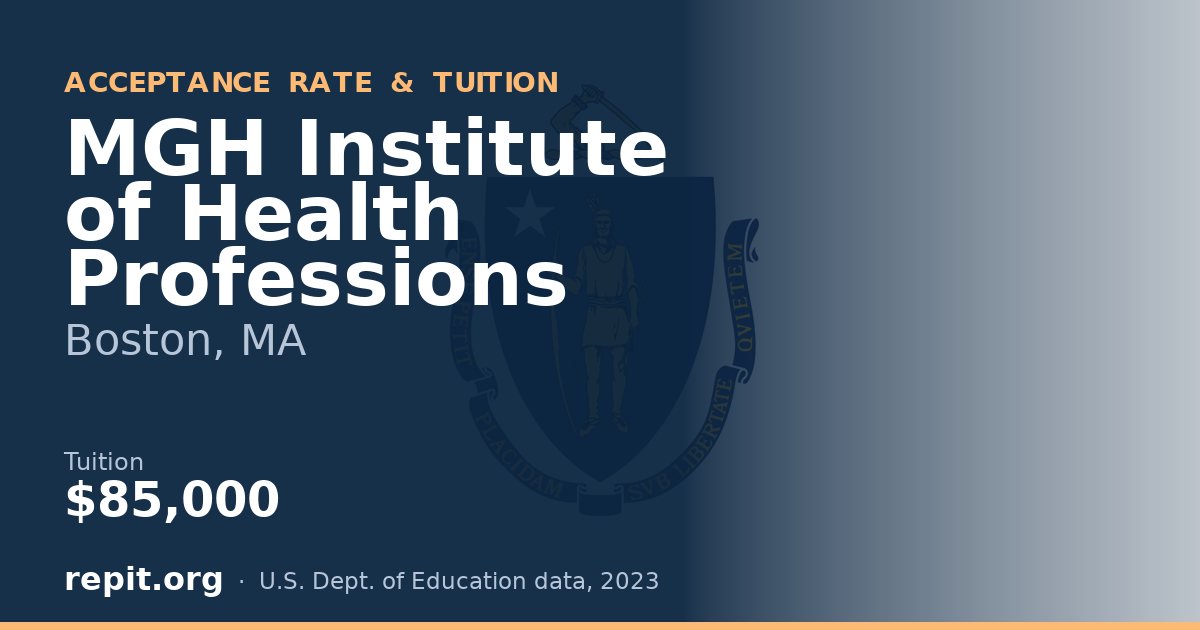MGH Institute of Health Professions — tuition $85,000
