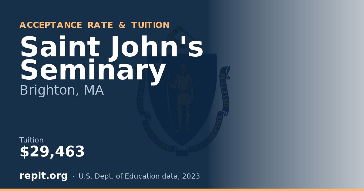 Saint John's Seminary — tuition $29,463